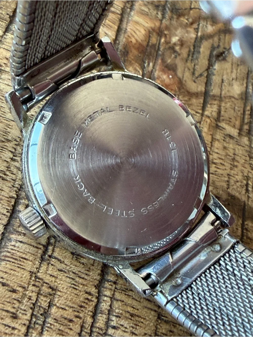Vintage Westclox 17 Jewels Mechanical Watch 33mm | Stainless Steel Mesh Band